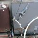 真空管パイプ太陽熱温水器の組み立て⑫灯油給湯器へのテスト接続と給湯
